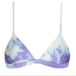 Triangl Purple & Blue Tie Dye Bikini Top 💜